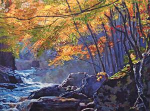Thank you to an Art Collector from Calgary Canada for buying the original painting of SYLVAN GLADE